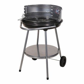 Holzkohlegrill mit Rädern DKD Home Decor Schwarz Metall Kunststoff 59 x 49,5 x 82 cm | Tienda24 - Global Online Shop Tienda24.eu