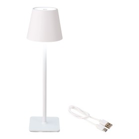 Lampe de bureau DKD Home Decor 17 x 12 x 23 cm Porcelaine Blanc 220 V 25 W | Tienda24 - Global Online Shop Tienda24.eu