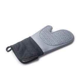 Gant à Four Ibili Noir Gris Tissu Silicone 33,5 cm de Ibili, Gants et maniques - Réf : S7926107, Prix : 9,51 €, Remise : %