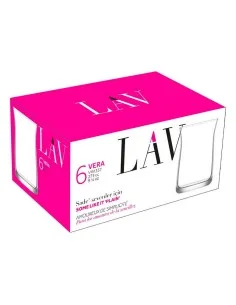 Conjunto de Copos LAV 77821 6 Peças (8 Unidades) (360 ml) | Tienda24 Tienda24.eu