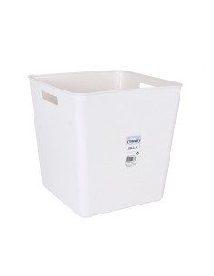 Jeu de Caisses de Rangement Empilables DKD Home Decor Doré Blanc Rose clair Carton (43,5 x 33,5 x 15,5 cm) | Tienda24 Tienda24.eu