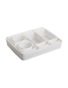 Set di Cestini Dem Plastica 9 Pezzi (34 x 28 x 6 cm) da Dem, Scatole e cassapanche - Ref: S2212021, Precio: €4.80, Descuento: %