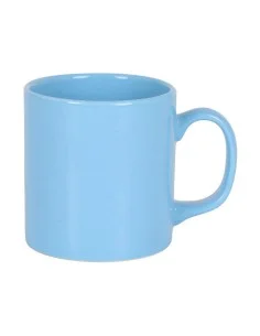 Taza con Filtro para Infusiones Home ESPRIT Azul Beige Acero Inoxidable Porcelana 380 ml (2 Unidades) | Tienda24 Tienda24.eu