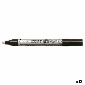 Permanent marker Uni-Ball PX-20 Silver 2,8 mm (12 Units) | Tienda24 - Global Online Shop Tienda24.eu