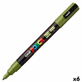 Marker POSCA PC-3M Green (6 Units) | Tienda24 - Global Online Shop Tienda24.eu