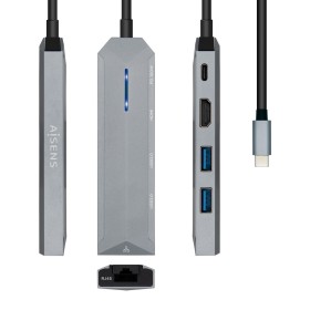 Hub USB Startech 127B-USBC-MULTIPORT Grau | Tienda24 - Global Online Shop Tienda24.eu