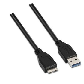 Câble Rallonge à USB Unitek Y-C456GBK Noir 50 cm | Tienda24 - Global Online Shop Tienda24.eu