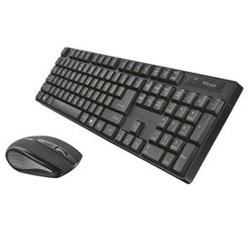 Teclado e Rato sem Fios V7 CKW400ES Preto Espanhol Qwerty espanhol | Tienda24 - Global Online Shop Tienda24.eu