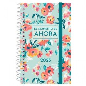 Diary Finocam DESIGN COLLECTION 7,9 x 12,7 cm 2025 Floral by Finocam, Appointment Books & Planners - Ref: S8437503, Price: 6,...