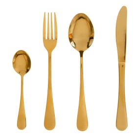 Besteck-Set grün Silberfarben Edelstahl Kunststoff (6 Stück) | Tienda24 - Global Online Shop Tienda24.eu