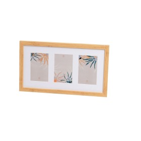 Fotorahmen Home ESPRIT Weiß natürlich Kristall Mango-Holz Indianer 21 x 2 x 26,5 cm | Tienda24 - Global Online Shop Tienda24.eu