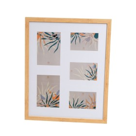 Cadre photo Home ESPRIT Marron Beige Verre polystyrène Urbaine 25 x 3 x 18 cm (2 Unités) | Tienda24 - Global Online Shop Tienda24.eu