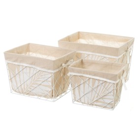 Set of Baskets Mica Decorations 3 Pieces Brown wicker | Tienda24 - Global Online Shop Tienda24.eu