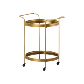 Kitchen Trolley DKD Home Decor Golden Metal Acrylic (50 x 50 x 80 cm) | Tienda24 - Global Online Shop Tienda24.eu