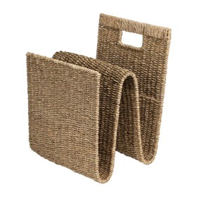 Porte-revues DKD Home Decor Naturel Métal Blanc osier (36,5 x 15 x 41 cm) | Tienda24 - Global Online Shop Tienda24.eu