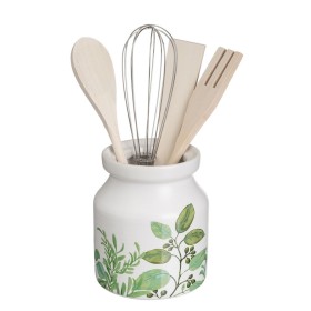 Kitchen Paper holder Versa Sansa Flowers Metal Steel MDF Wood (16,5 x 31 x 13 cm) | Tienda24 - Global Online Shop Tienda24.eu