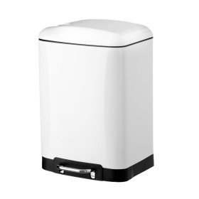 Cubo de basura Blanco Metal Polipropileno 12 L de BigBuy Home, Basura y reciclaje - Ref: S8808864, Precio: 34,71 €, Descuento: %