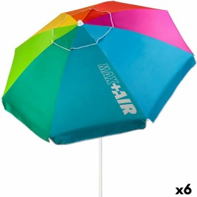 Parasol Ø 160 cm Proteção UV Polinylon 8 Varas Ferro | Tienda24 - Global Online Shop Tienda24.eu