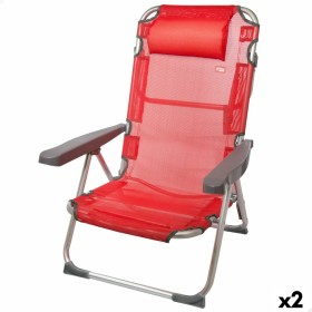 Beach Chair Colorbaby Pink 48 x 57 x 99 cm Multi-position | Tienda24 - Global Online Shop Tienda24.eu