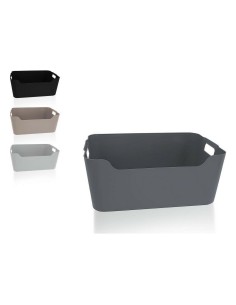 Storage Box with Lid Cream Plastic 6 L 21,5 x 11 x 31,5 cm (12 Units) | Tienda24 Tienda24.eu