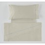 Bedding set Alexandra House Living Beige Single 3 Pieces by Alexandra House Living, Sheets and pillowcases - Ref: D1600662, P...