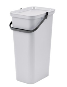 Rubbish Bin Hop Dem Black With lid | Tienda24 Tienda24.eu