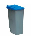 Dustbin with Wheels Denox 110 L 58 x 41 x 89 cm Blue | Tienda24 Tienda24.eu