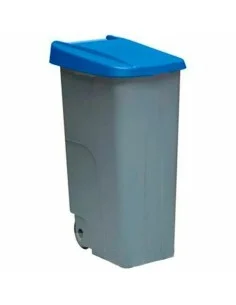 Dustbin with Wheels Denox 85 L Yellow 58 x 41 x 76 cm | Tienda24 Tienda24.eu