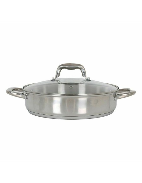 Casserole avec Couvercle en Verre Quttin 2,2 L Ø 24 x 6 cm | Tienda24 Tienda24.eu