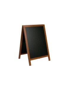 Tafel Securit Woody Teakholz An der Wand montiert Schwarz 40 x 20 cm | Tienda24 Tienda24.eu