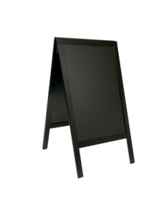 Ardoise Securit Woody Teck Mural Noir 80 x 60 cm | Tienda24 Tienda24.eu