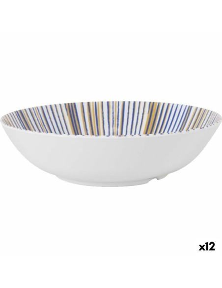 Saladier La Mediterránea Irys Mélamine 25 x 6,5 cm (12 Unités) | Tienda24 Tienda24.eu