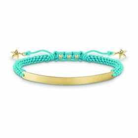 Bracciale Donna Thomas Sabo LBA0060-848-1 Azzurro Argento Dorato di Thomas Sabo, Bracciali - Rif: S0323729, Prezzo: 64,66 €, ...