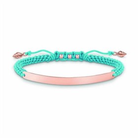 Bracelet Femme Thomas Sabo LBA0062-597-1 Bleu Or rose Argent de Thomas Sabo, Bracelets - Réf : S0323731, Prix : 64,66 €, Remi...