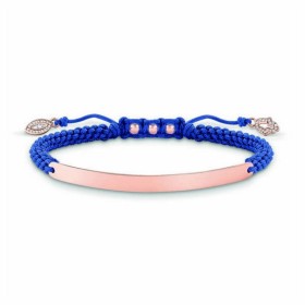 Bracciale Donna Thomas Sabo LBA0068-898-1 Azzurro Oro rosa Argento di Thomas Sabo, Bracciali - Rif: S0323734, Prezzo: 77,69 €...