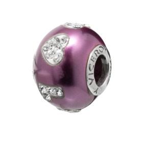 Perle de verre Femme Viceroy VMM0158-17 Violet (1 cm) de Viceroy, Charms et perles - Réf : S0323851, Prix : 14,02 €, Remise : %