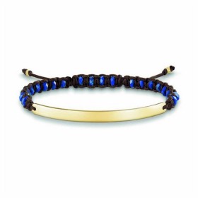 Pulsera Mujer Thomas Sabo LBA0056-892-32-L19v Azul Dorado Plata (16 - 19 cm) de Thomas Sabo, Pulseras - Ref: S0323888, Precio...