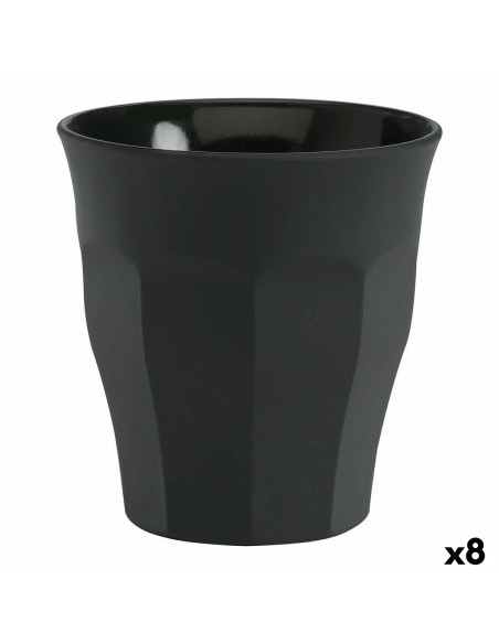 Set of glasses Duralex Picardie Crystal Black 6 Pieces 90 ml (8 Units) | Tienda24 Tienda24.eu