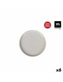 Plato Llano La Mediterránea Ivory Brillo Redonda (6 Unidades) | Tienda24 Tienda24.eu