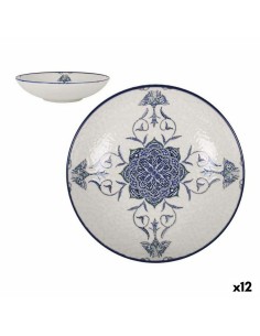 Plato Llano Globe Sahara Porcelana Blanco (Ø 32,5 cm) | Tienda24 Tienda24.eu