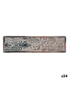 Plateau apéritif DKD Home Decor Marron Clair Naturel Tropical Feuille d'une plante 56 x 28 x 5 cm | Tienda24 Tienda24.eu