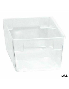 Boîte de rangement avec couvercle Tontarelli roues Transparent Plastique Bleu 120 x 30 x 39 cm (6 Unités) | Tienda24 Tienda24.eu