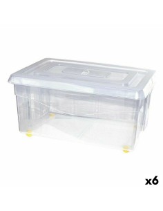 Caixa de Organização Empilhável Confortime Com tampa 17,5 x 13 x 8,5 cm (12 Unidades) | Tienda24 Tienda24.eu