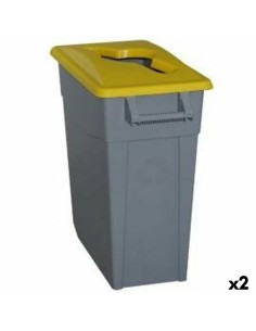 Waste bin with pedal 23 L White | Tienda24 Tienda24.eu