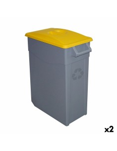 Secchio per Raccolta Differenziata Denox 65 L Giallo (2 Unità) da Denox, Spazzatura e riciclaggio - Ref: S2226336, Precio: 58...