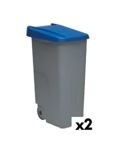 Caixote do Lixo com Rodas Denox 85 L Azul 58 x 41 x 76 cm de Denox, Caixotes de lixo exteriores - Ref: S2226340, Precio: 65,0...