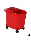 Balde de Limpeza 16 L Vermelho (6 Unidades) | Tienda24 Tienda24.eu