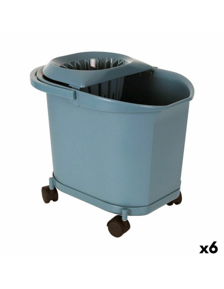 Cleaning bucket 16 L Blue (6 Units) | Tienda24 Tienda24.eu