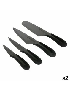 Set de Cocina Quttin Nero Negro 3 Piezas (12 Unidades) | Tienda24 Tienda24.eu