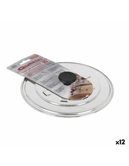 Frying Pan Lid Quttin Ø 24 cm Silver Aluminium (12 Units) | Tienda24 Tienda24.eu